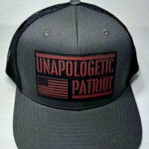 Unapologetic Patriot - MAGA - Donald Trump - High Quality Laser Etched Hat Cap